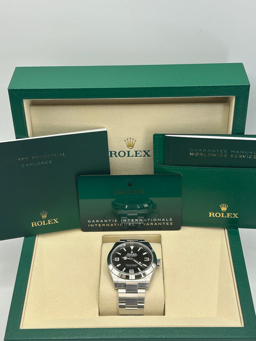 Rolex Explorer 40 224270 Stainless Steel 40mm Black Dial with Oyster Bracelet