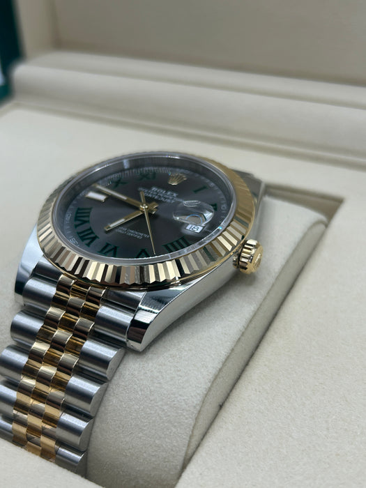 Rolex Datejust 126333 Stainless Steel & Yellow Gold 41mm Slate Dial with Jubilee Bracelet