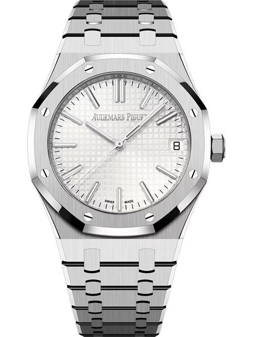 Audemars Piguet Royal Oak 15510ST.OO.1320ST.08 Stainless Steel 41mm Silver Grande Tapisserie Dial
