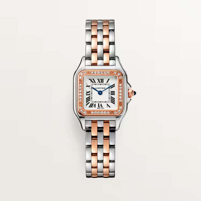 Cartier Panthère de Cartier W3PN0009 Small Model Stainless Steel Watch with Square Case