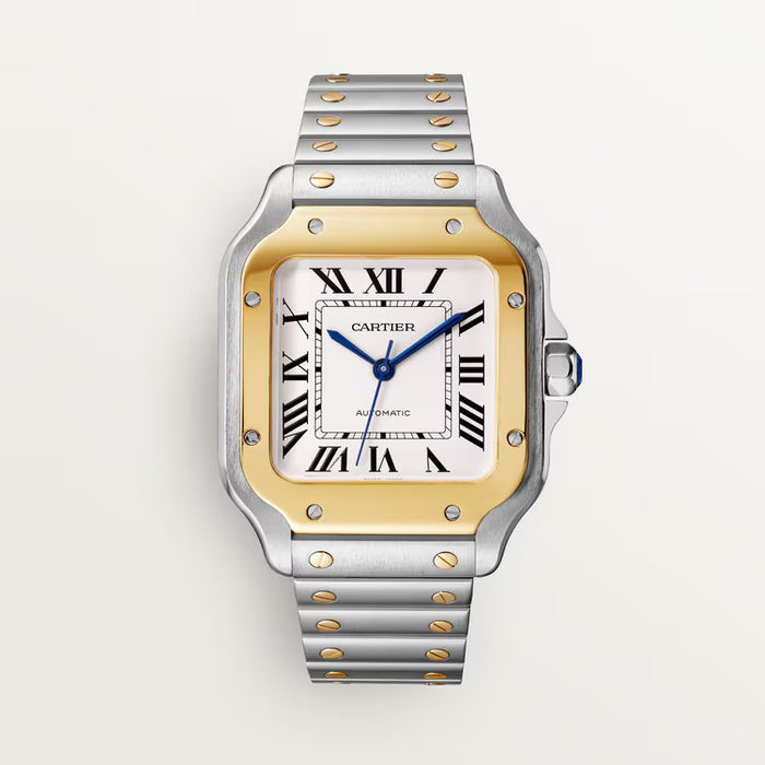 Cartier Santos de Cartier W2SA0016 Yellow Gold & Stainless Steel Automatic Watch