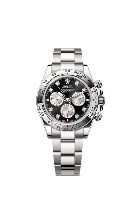 Rolex Cosmograph Daytona 126509 18kt White Gold 40mm Bright Black Dial with Oyster Bracelet