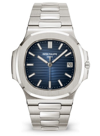 Patek Philippe Nautilus 5811/1G-001 White Gold 41mm Sunburst Blue Dial with White Gold Bracelet