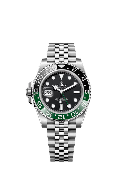 Rolex GMT-Master II 126720VTNR (Sprite) Stainless Steel 40mm Black Dial with Jubilee Black Bracelet