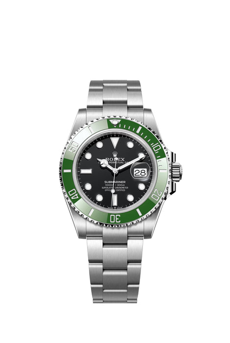Rolex Submariner Date 126610LV (Kermit) Stainless Steel 41 mm Black Dial with Oyster Bracelet