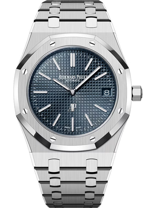 Audemars Piguet Royal Oak “Jumbo” Extra-Thin 50th Anniversary 16202ST.OO.1240ST.01 Stainless Steel 39mm Bleu Nuit Dial