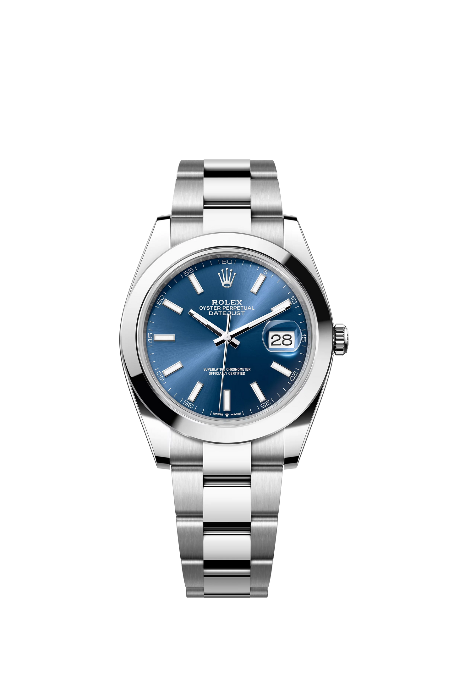 Rolex Datejust 41mm Stainless Steel
126300 Blue Index Oyster