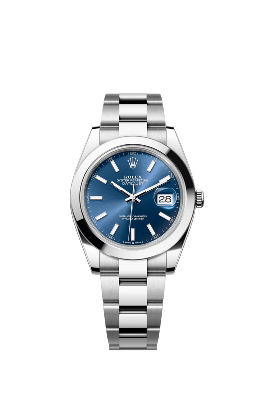 Rolex Datejust 41mm Stainless Steel
126300 Blue Index Oyster