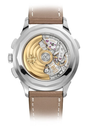 Patek Philippe 5935A-001 World Time Flyback Chronograph in Stainless Steel with Rose-Gilt Dial