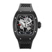 Richard Mille RM 035 Carbon 48mm Skeleton Dial Luxury Watch with Rubber Strap

