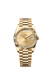 Rolex Day-Date 228238 yellow gold 40mm watch with champagne diamond dial and President bracelet

