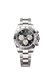 Rolex Daytona 40mm in white gold with black and steel dial on Oyster bracelet.


