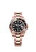 Rolex GMT-Master II 126715CHNR in Everose Gold with black dial and brown/black bezel on Oyster bracelet


