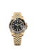 Rolex GMT-Master II 126718GRNR 40mm yellow gold with black dial and grey/black Cerachrom bezel on Jubilee bracelet

