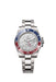 Rolex GMT-Master II 126719BLRO in 18 ct white gold with a 40mm case, meteorite dial, red and blue ceramic bezel, and Oyster bracelet.
