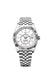 Rolex Sky-Dweller 336934 in White Gold & Stainless Steel, 42mm, featuring an Intense White Dial and Jubilee Bracelet.