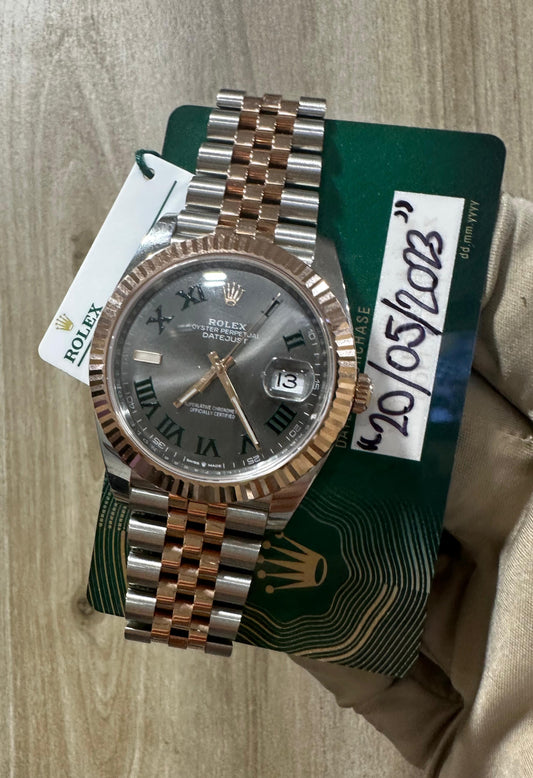 Datejust 41 126331 Wimbledon Dial Jubilee Bracelet