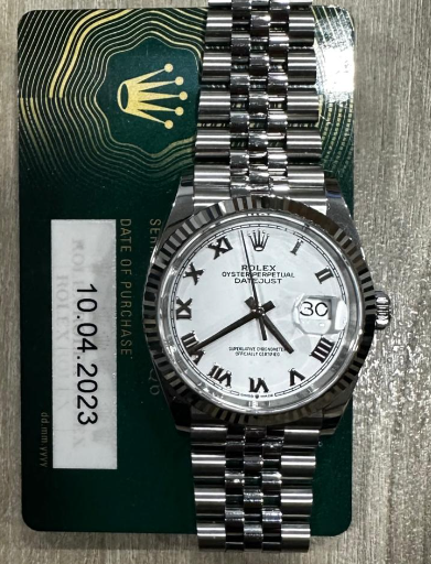 Datejust 36 126234 White Dial Jubilee Bracelet