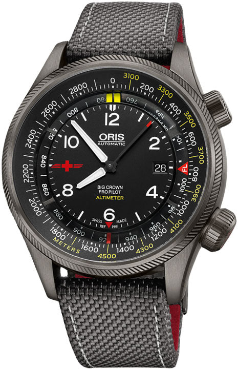 Oris Big Crown ProPilot Altimeter with Meter Scale 47mm 01 733 7705 4264-Set5 23 16GFC