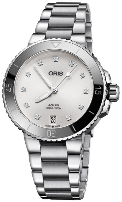 Oris Aquis Date Diamonds 36.5mm 01 733 7731 4191-07 8 18 05P