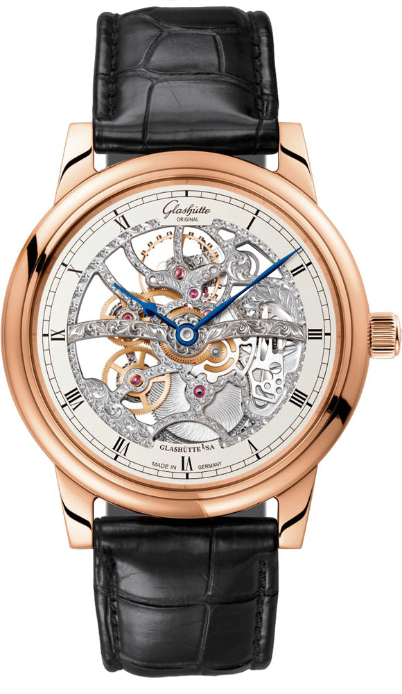 Glashutte Original Senator Manual Winding Skeletonized Edition 1-49-18-01-05-30