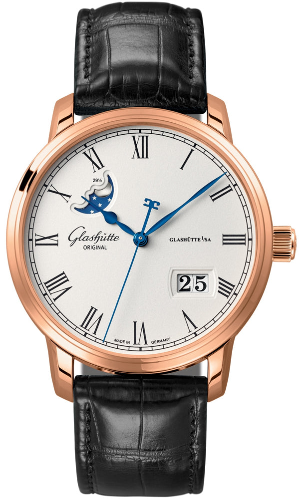 Glashutte Original Senator Panorama Date Moonphase 100-04-32-15-04