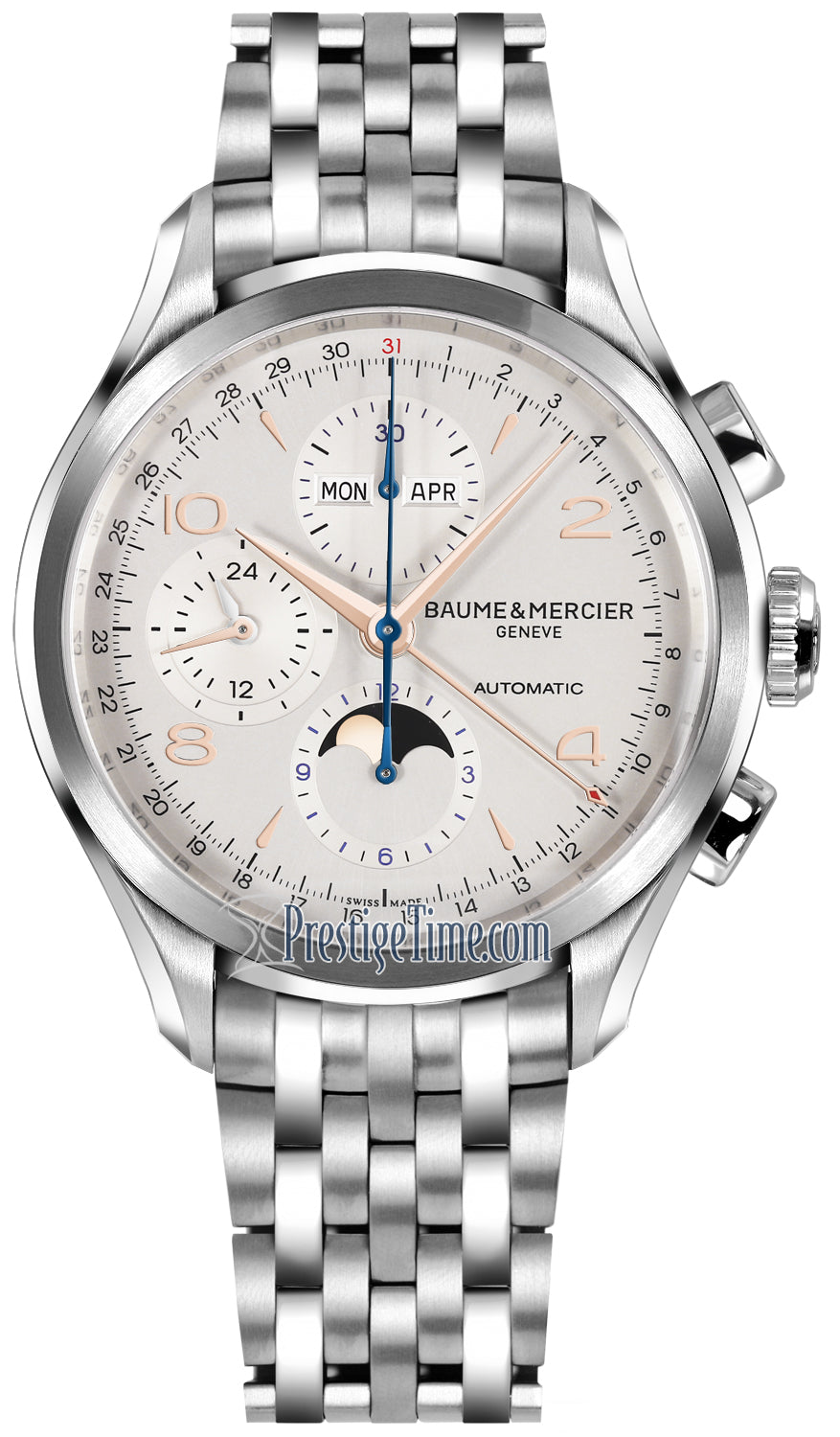 Baume & Mercier Clifton Complete Calendar Moonphase 43mm 10279