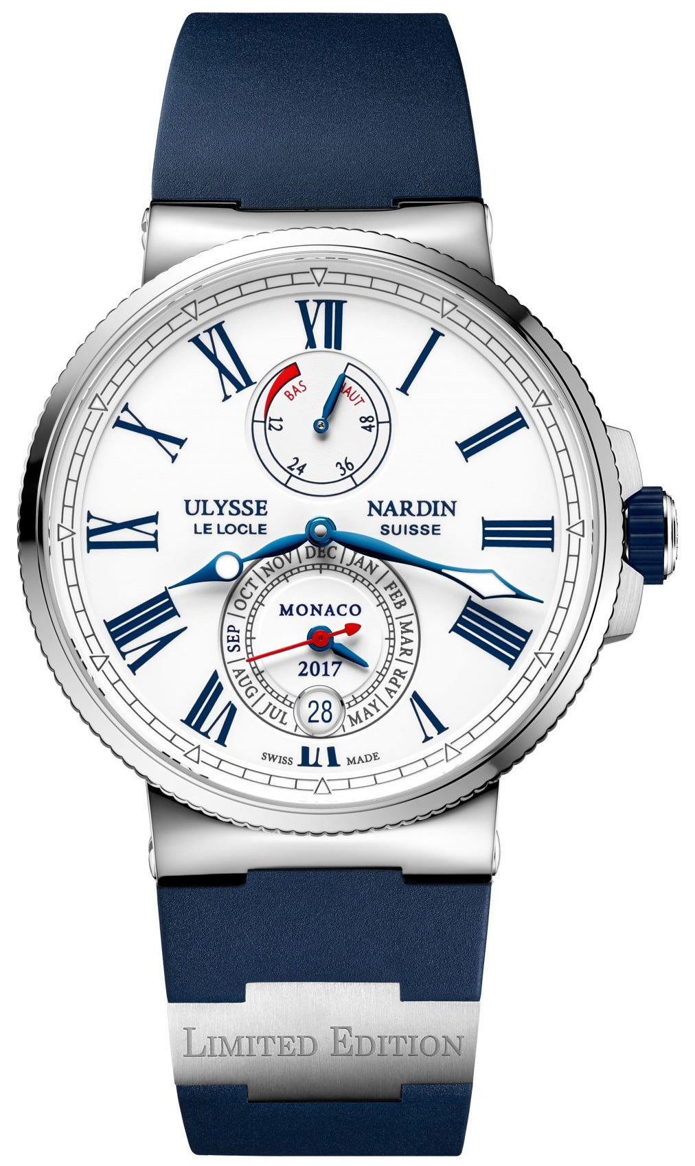 Ulysse Nardin Marine Chronometer Annual Calendar 43mm 1133-210LE-3/40-MON