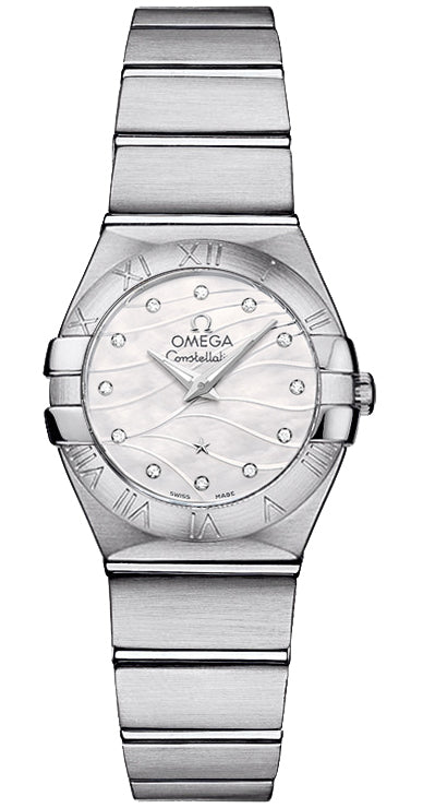 Omega Constellation Brushed 24mm 123.10.24.60.55.003