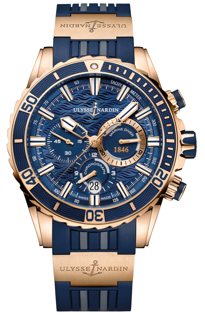 Ulysse Nardin Marine Diver Chronograph Manufacture 44mm 1502-151-3/93