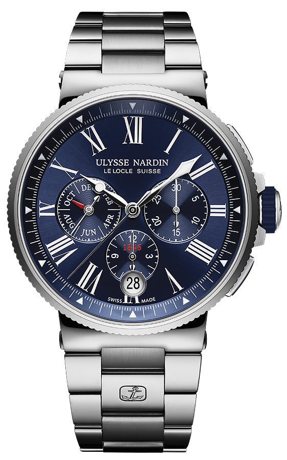 Ulysse Nardin Marine Chronograph Annual Calendar 43mm 1533-150-7m/43