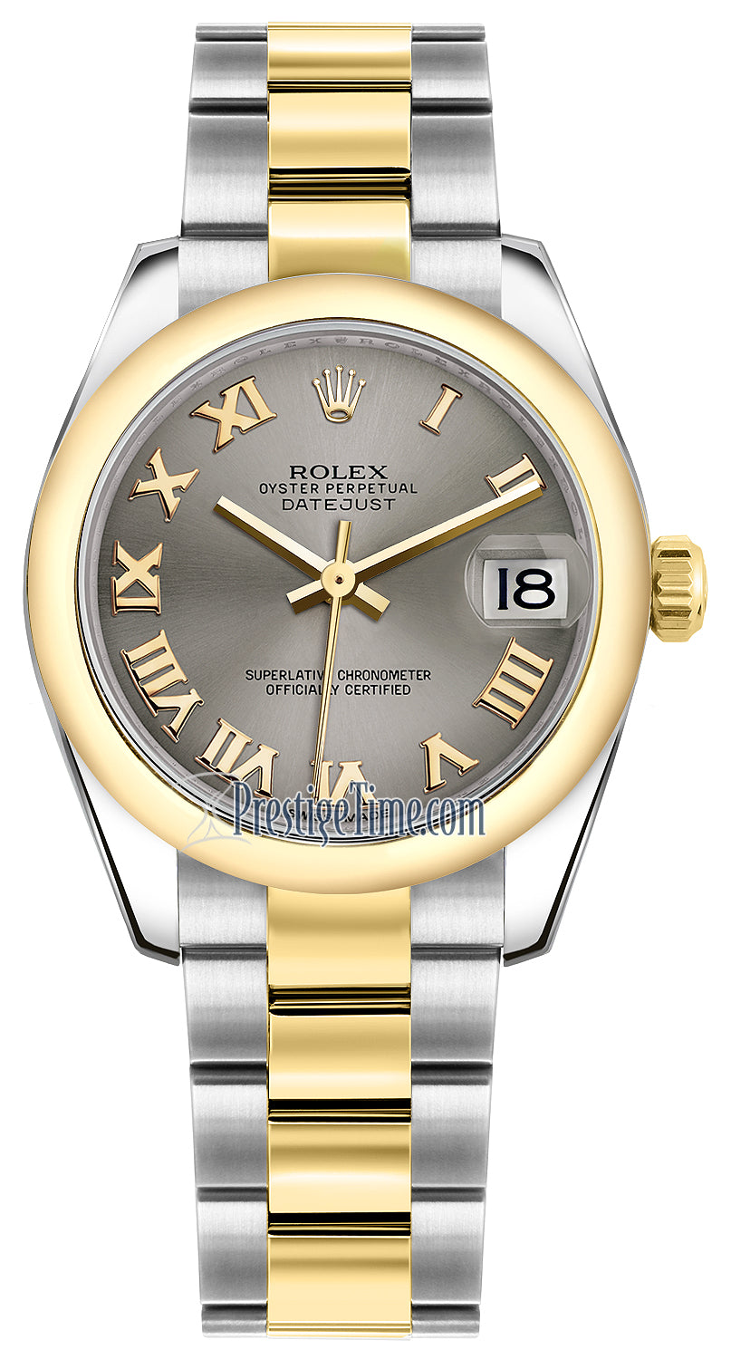 Rolex Datejust 31mm Stainless Steel and Yellow Gold 178243 Steel Roman Oyster