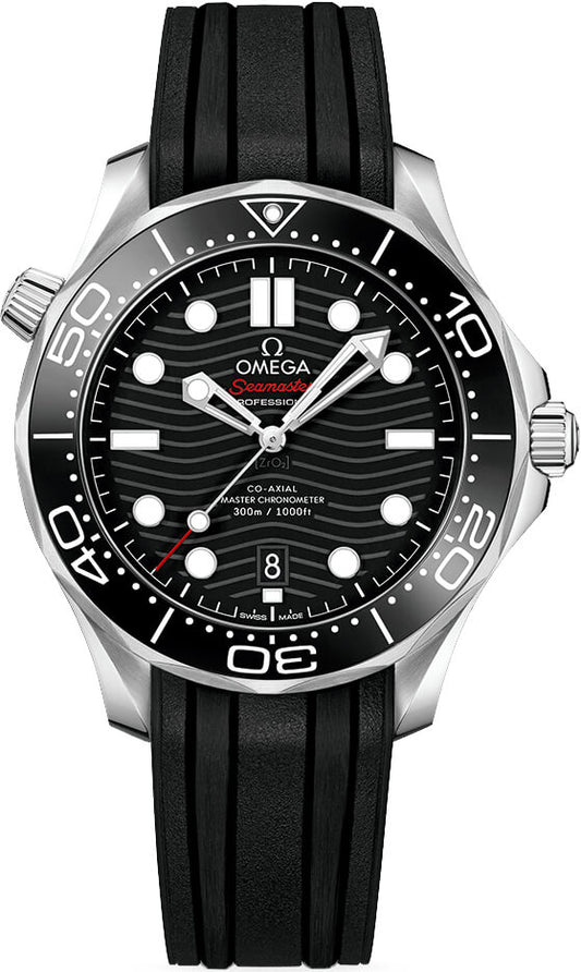 Mens Omega 210.32.42.20.01.001 Seamaster Diver 300m Co-Axial Master Chronometer 42mm Watch
