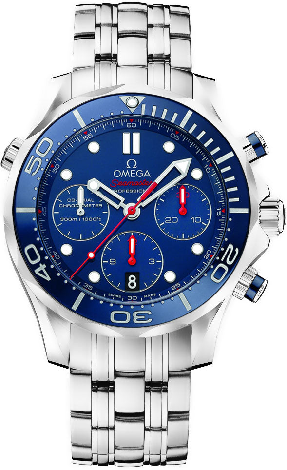 Omega Seamaster 300m Diver Co-Axial Chronograph 44mm 212.30.44.50.03.001