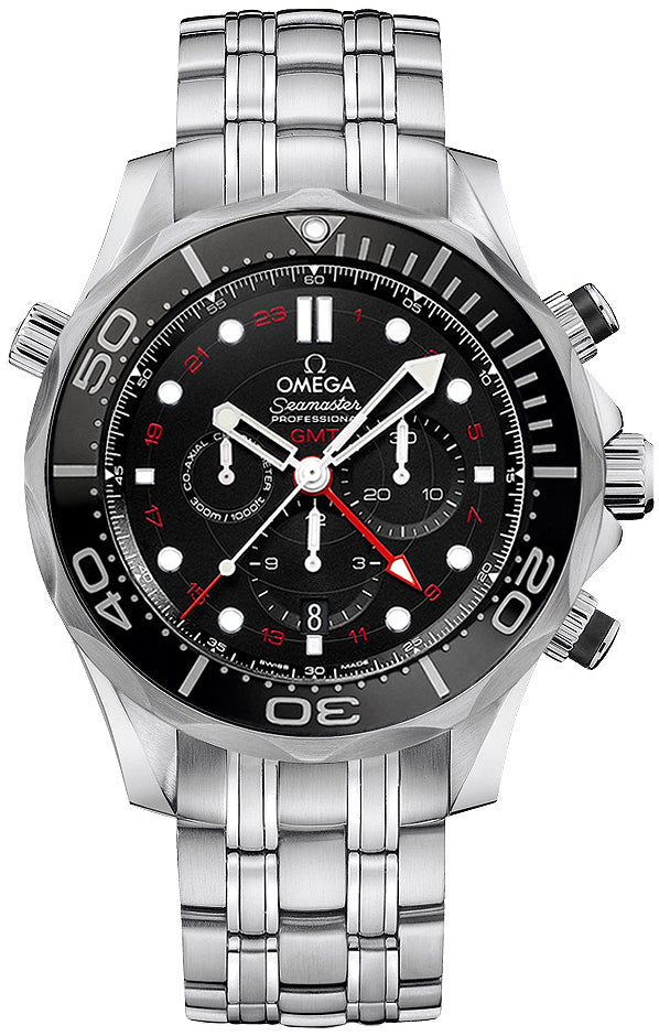 Omega Seamaster Diver 300m Co-Axial GMT Chronograph 44mm 212.30.44.52.01.001