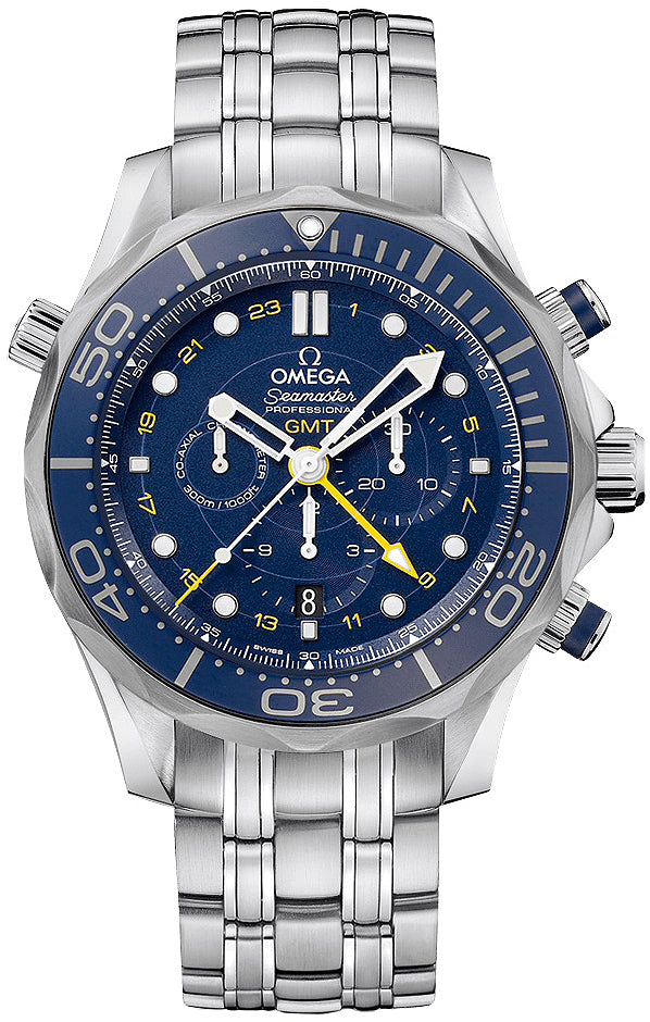 Omega Seamaster Diver 300m Co-Axial GMT Chronograph 44mm 212.30.44.52.03.001