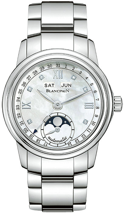 Blancpain Leman Ladies Moonphase & Complete Calendar 34mm 2360-1191a-71