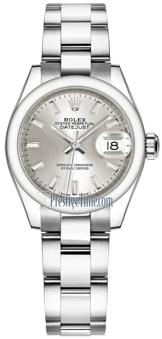 Rolex Lady Datejust 28mm Stainless Steel 279160 Silver Index Oyster