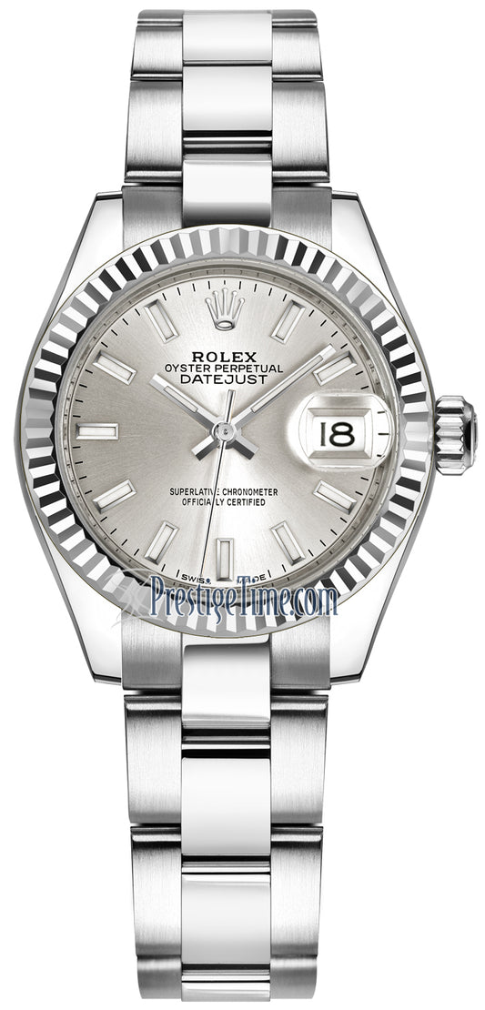 Rolex Lady Datejust 28mm Stainless Steel 279174 Silver Index Oyster