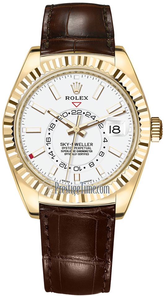 Rolex Sky Dweller 42mm 326138 White Index
