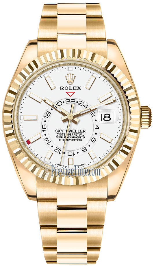 Rolex Sky Dweller 42mm 326938 White Index