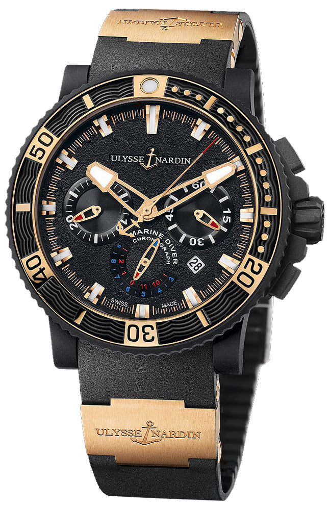 Ulysse Nardin Maxi Marine Diver Black Sea Chronograph 353-90-3