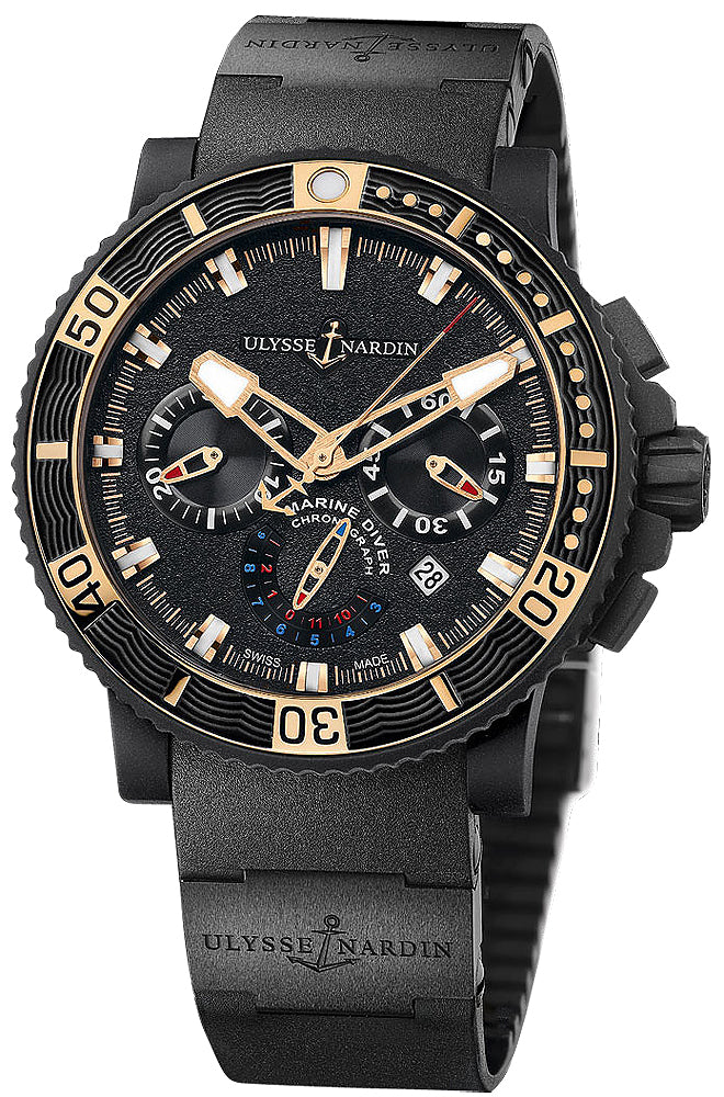 Ulysse Nardin Maxi Marine Diver Black Sea Chronograph 353-90-3c