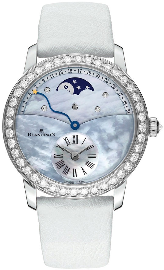 Blancpain Ladies Retrograde Calendar Moonphase 3653-1954L-58b