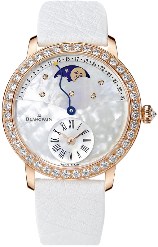 Blancpain Ladies Retrograde Calendar Moonphase 3653-2954-58b