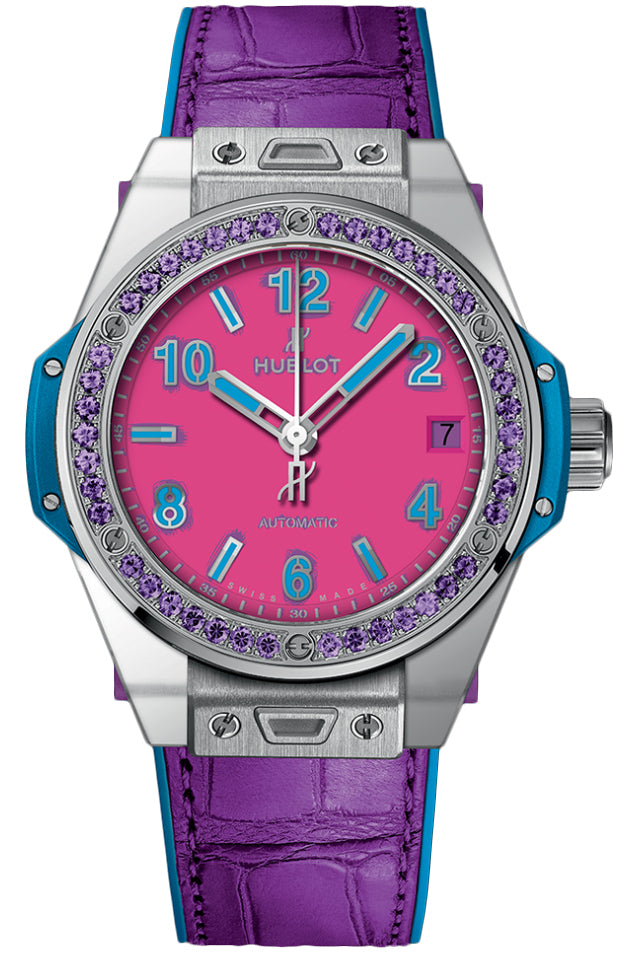 Hublot Big Bang One Click 39mm 465.sv.7379.lr.1205.pop16 PURPLE