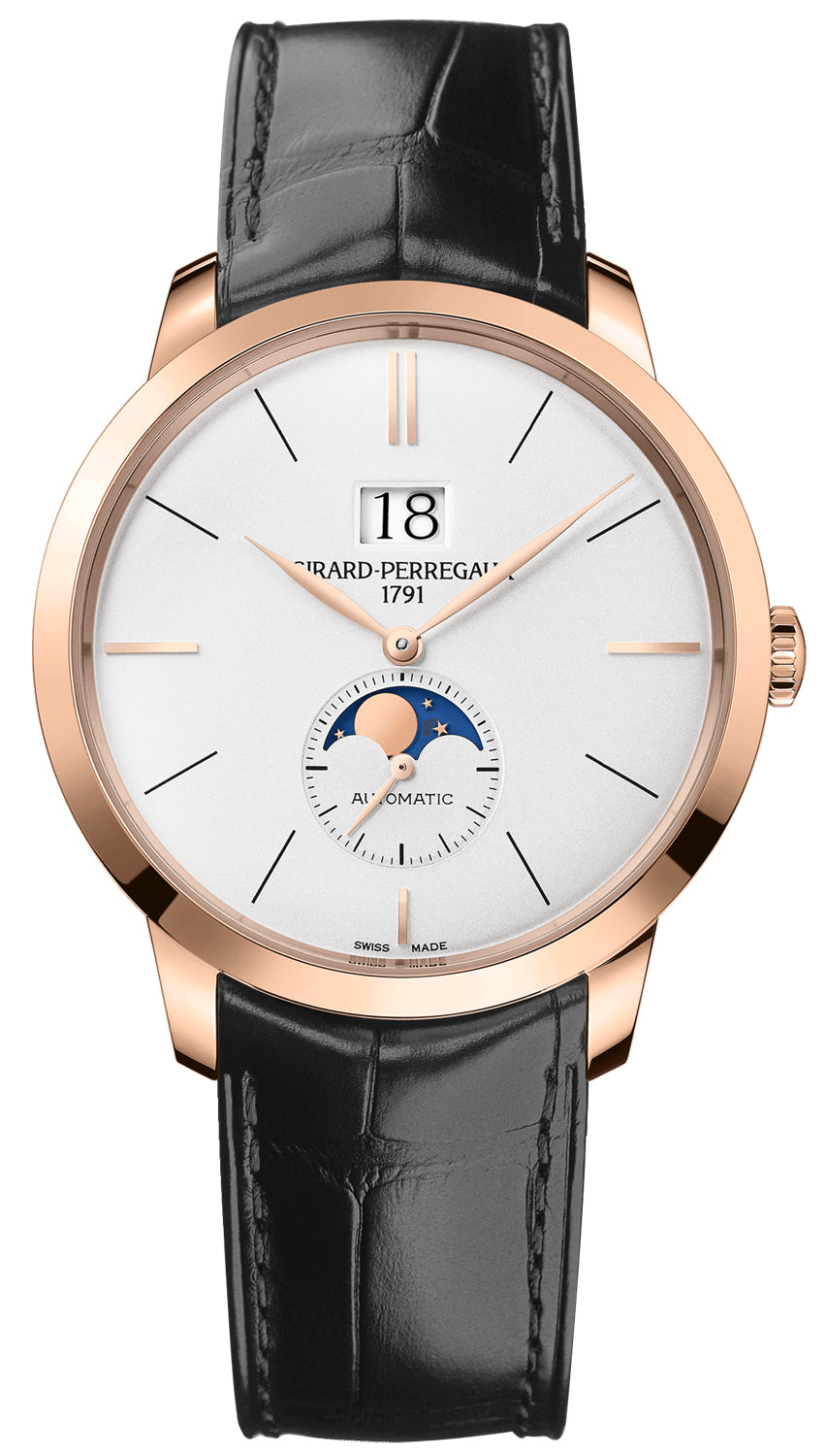 Girard Perregaux 1966 Large Date Moonphase 40mm 49556-52-131-bb6c