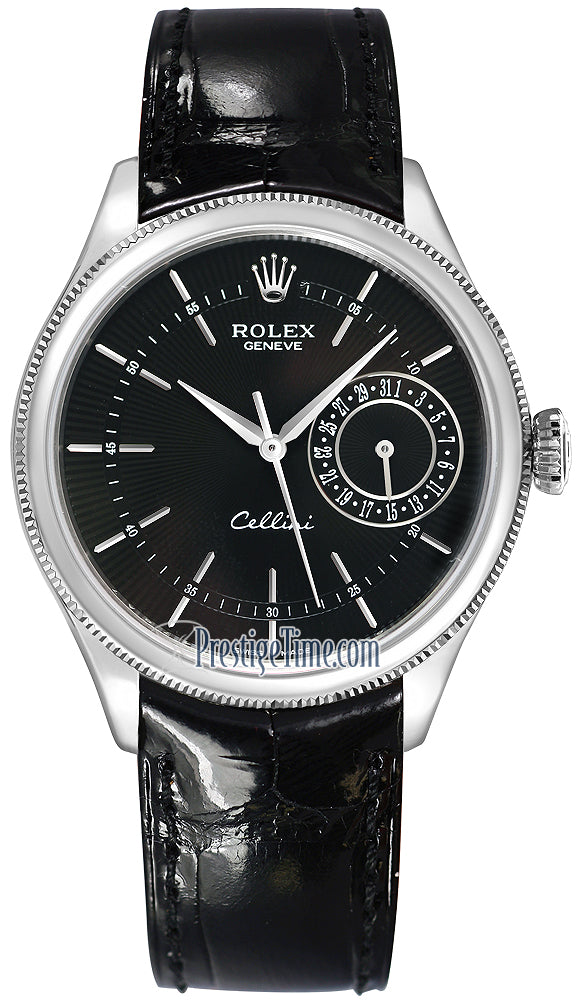 Rolex Cellini Date 39mm 50519 Black