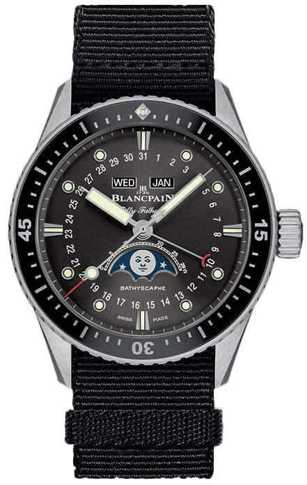 Blancpain Fifty Fathoms Bathyscaphe Complete Calendar 43mm 5054-1110-naba