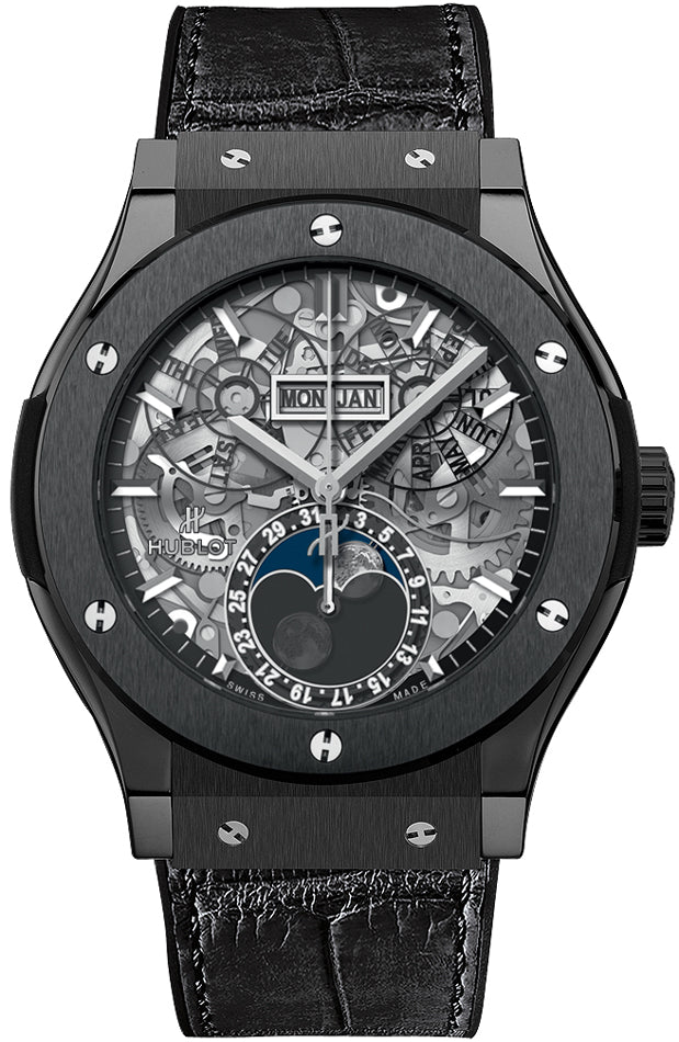 Hublot Classic Fusion Aerofusion Moonphase 45mm 517.cx.0170.lr Black Magic